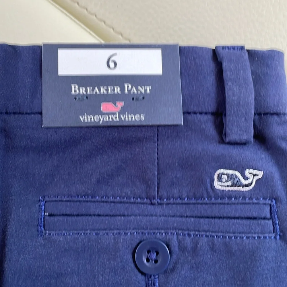 NWT Boys Vineyard Vines grey Performance Jersey & navy Breaker Pants size 6. - Picture 10 of 10